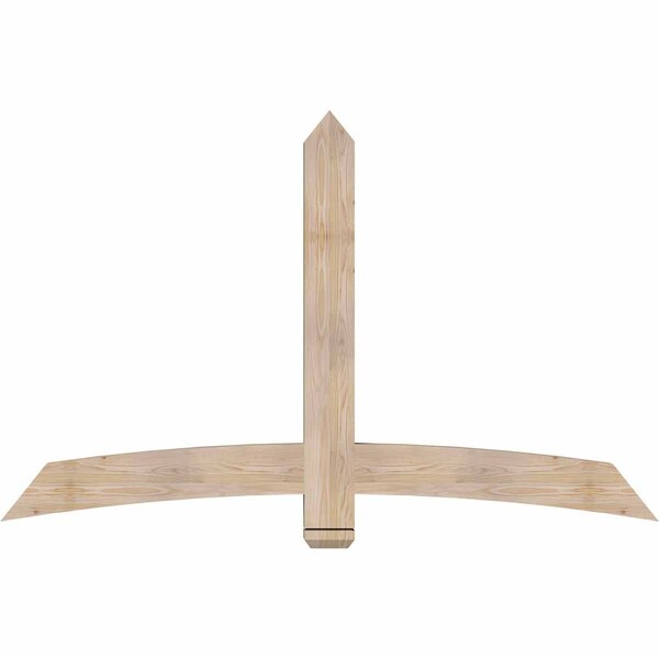 Ekena Millwork Bellingham Smooth Timber Gable Bracket, Douglas Fir, 72"W x 45"H x 3 1/2"D x 5 1/2"F, 15/12 Pitch GBW072X45X0406BEL00SDF - main